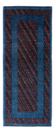 Persisk Gabbeh Teppe 82x196cm - Perserteppich Wollteppich