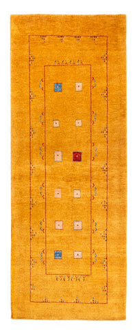 Løper Gabbeh-teppe - persisk - 204 x 84 cm - gull – product image