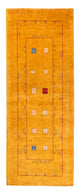 Løper Gabbeh-teppe - persisk - 204 x 84 cm - gull
