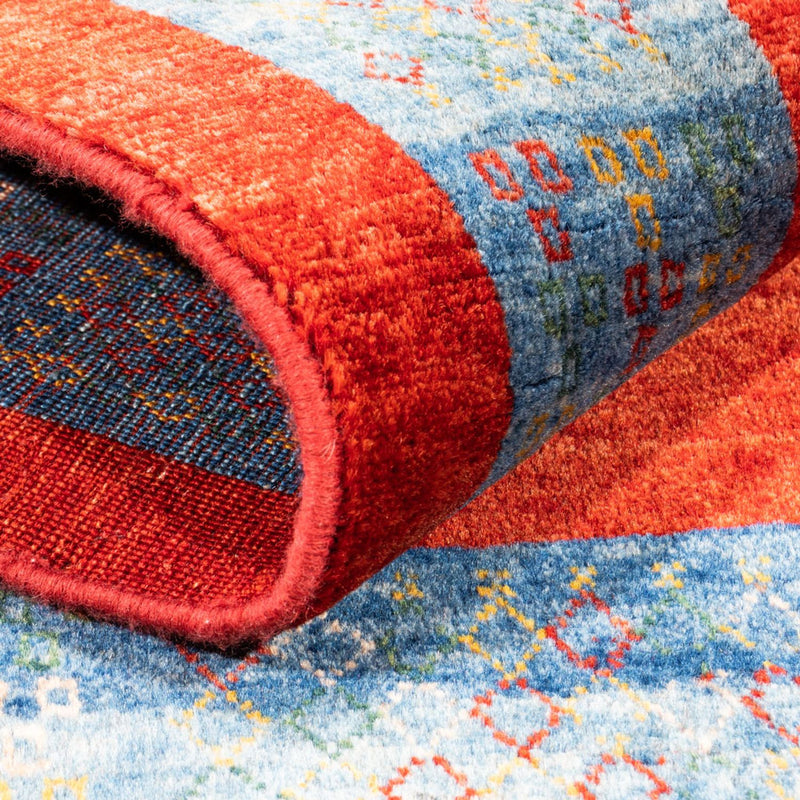 Persisk Gabbeh Teppe 101x145cm - Perserteppich Wollteppich