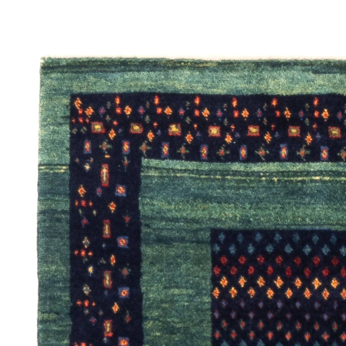 Persisk Gabbeh Teppe 82x127cm - Perserteppich Wollteppich