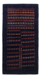 Persisk Gabbeh Teppe 144x78cm - Perserteppich Wollteppich