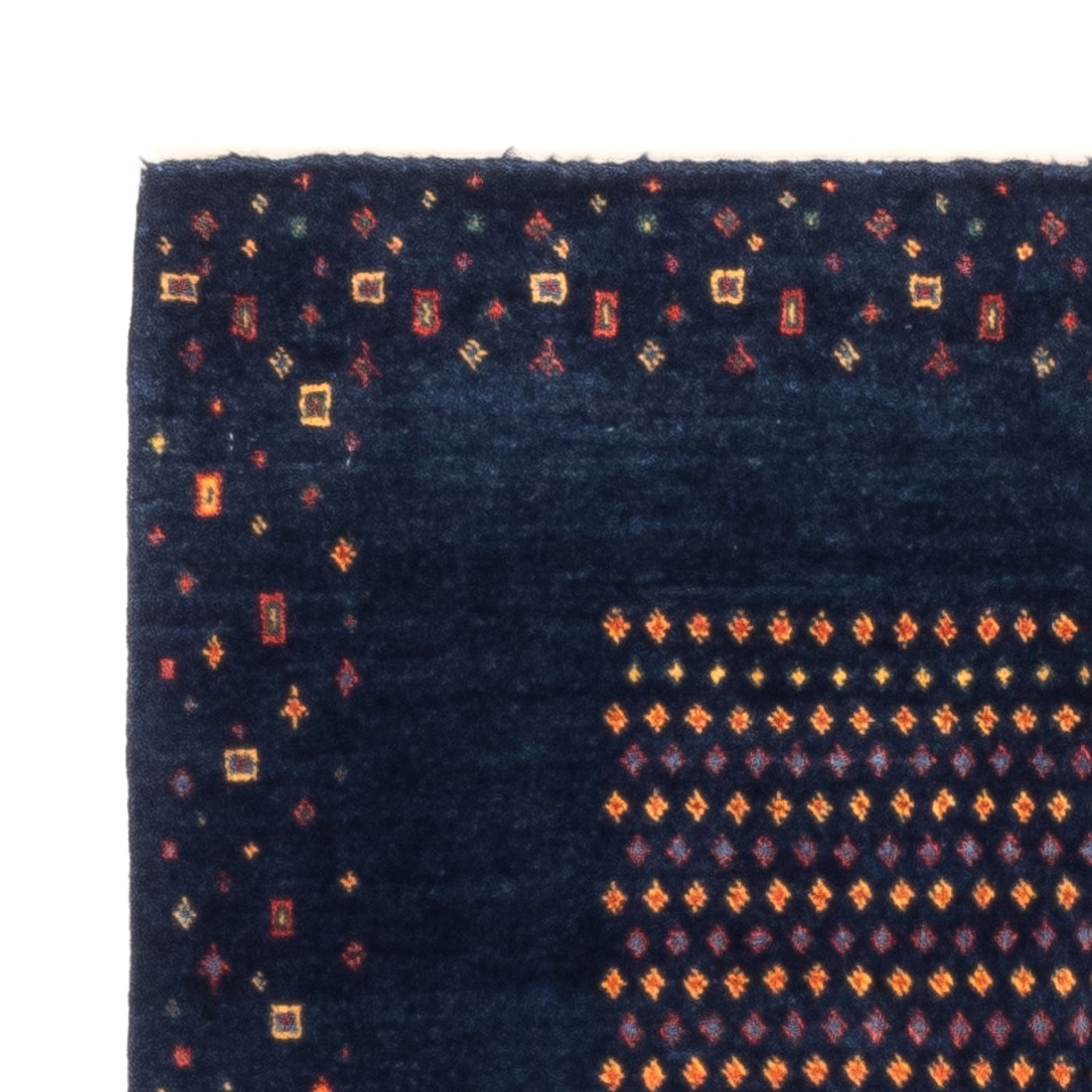 Persisk Gabbeh Teppe 128x82cm - Perserteppich Wollteppich