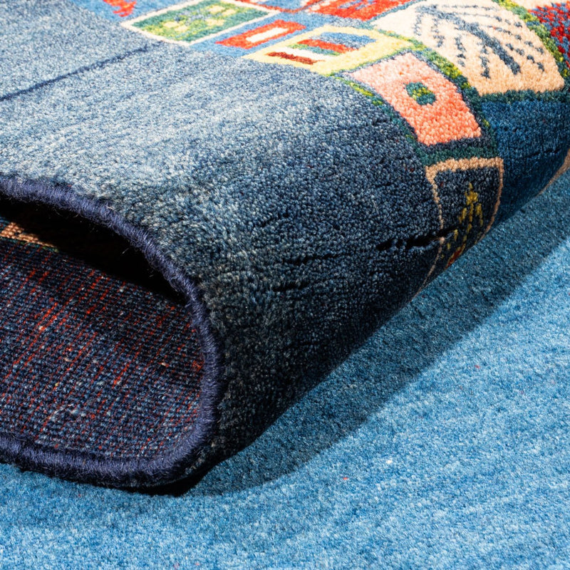 Persisk Gabbeh Teppe 190x110cm - Perserteppich Wollteppich