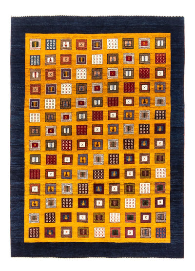 Persisk Gabbeh Teppe 150x195cm - Perserteppich Wollteppich