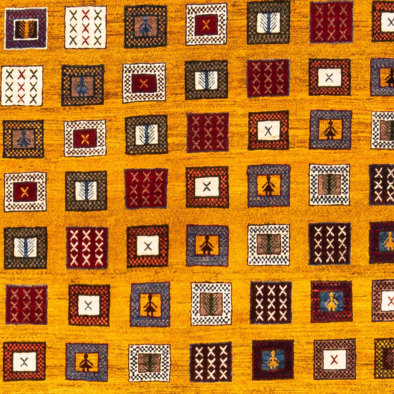 Persisk Gabbeh Teppe 195x150cm - Perserteppich Wollteppich