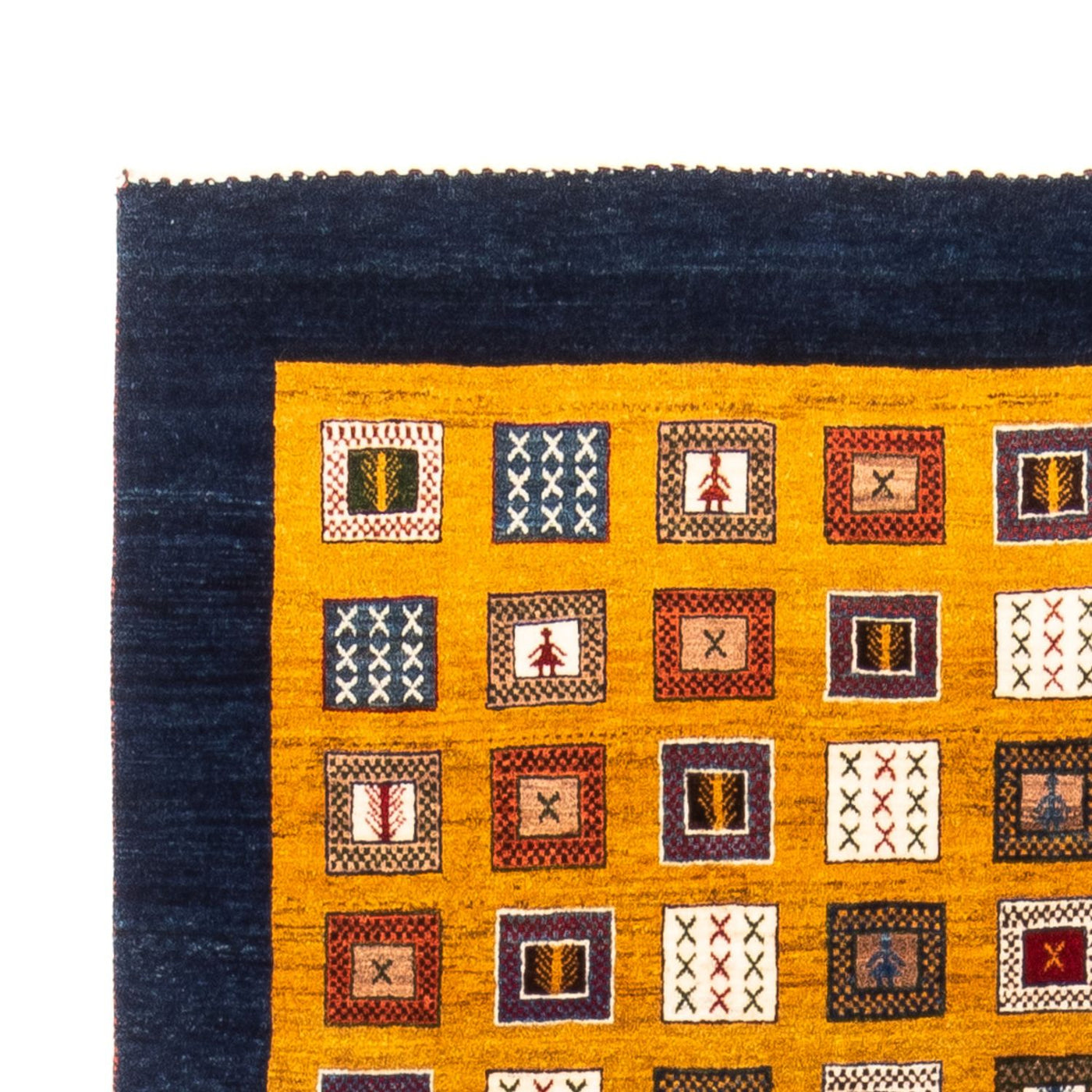 Persisk Gabbeh Teppe 195x150cm - Perserteppich Wollteppich