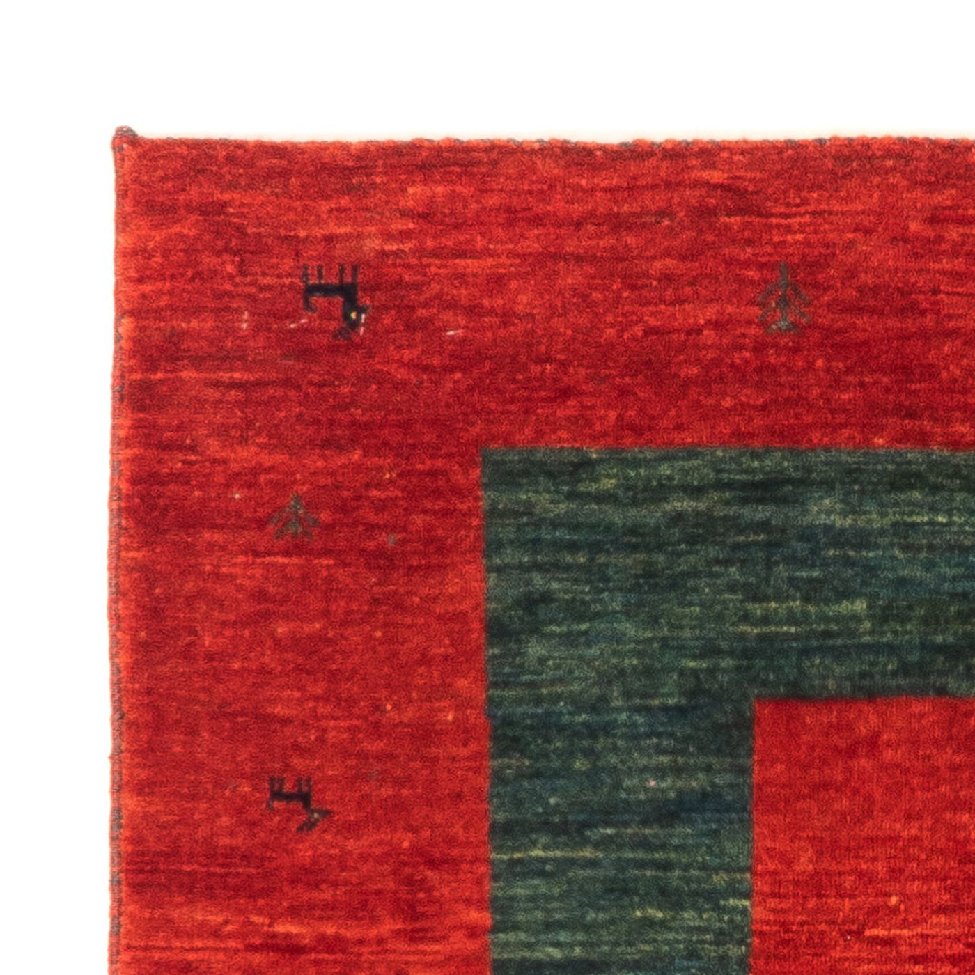 Persisk Gabbeh Teppe 122x78cm - Perserteppich Wollteppich