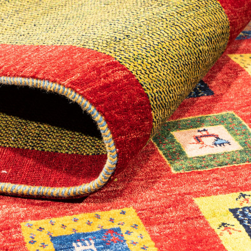 Persisk Gabbeh Teppe 242x186cm - Perserteppich Wollteppich