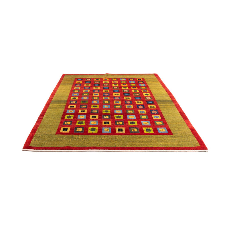 Persisk Gabbeh Teppe 242x186cm - Perserteppich Wollteppich
