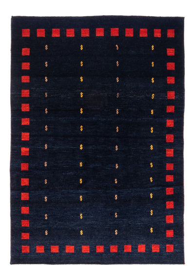 Persisk Gabbeh Teppe 146x200cm - Perserteppich Wollteppich