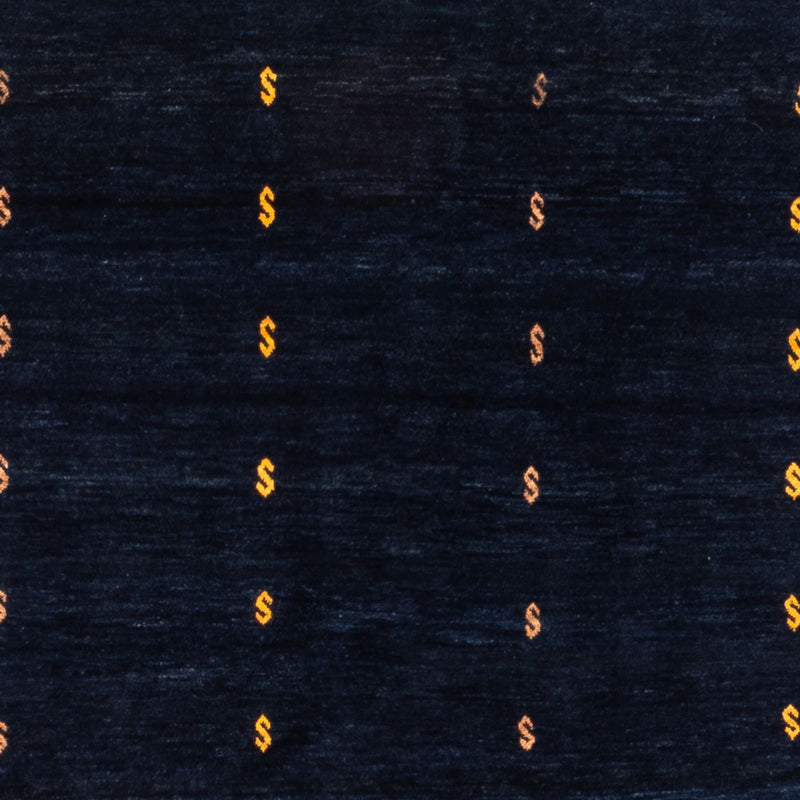 Gabbeh-teppe - persisk - 200 x 146 cm - mørkeblå
