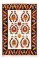 Persisk Gabbeh Teppe 126x86cm - Perserteppich Wollteppich