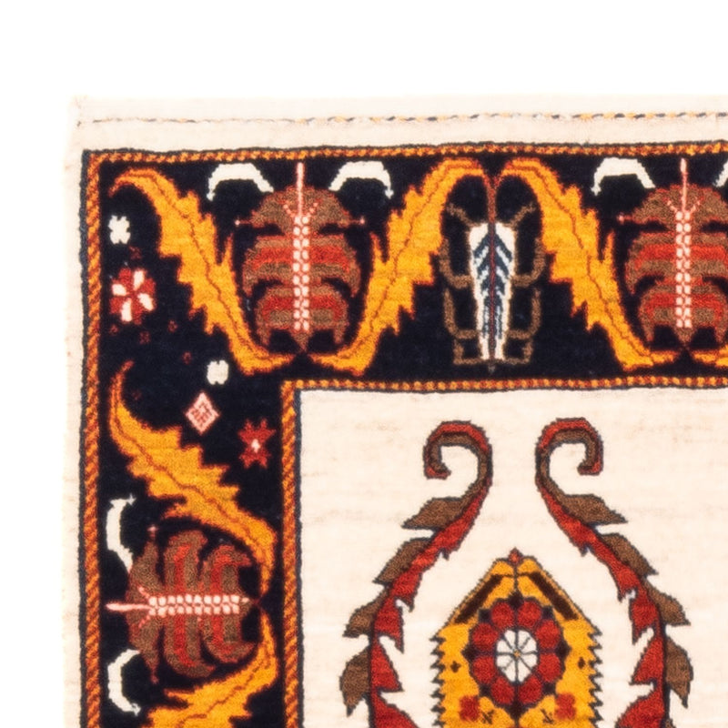 Persisk Gabbeh Teppe 126x86cm - Perserteppich Wollteppich