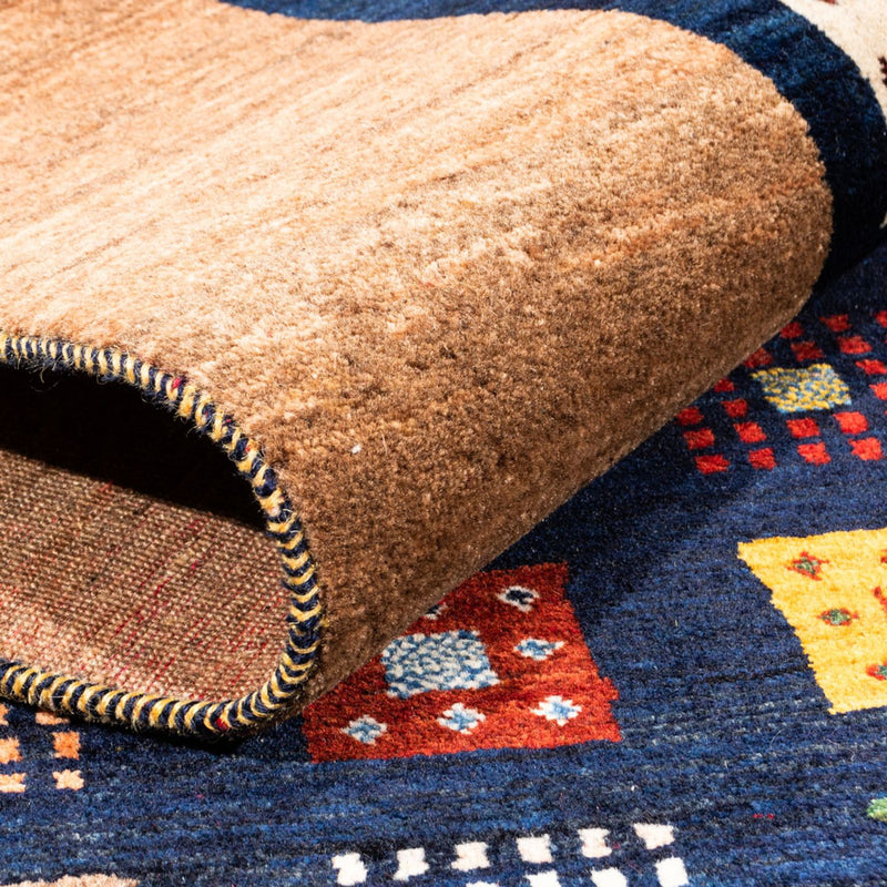 Persisk Gabbeh Teppe 200x150cm - Perserteppich Wollteppich