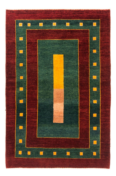 Persisk Gabbeh Teppe 106x156cm - Perserteppich Wollteppich