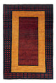 Persisk Gabbeh Teppe 106x163cm - Perserteppich Wollteppich