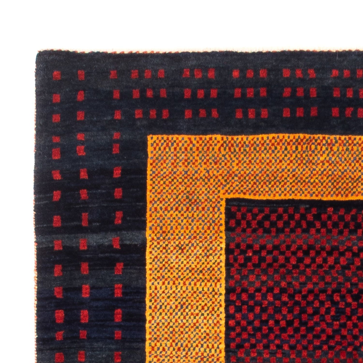 Persisk Gabbeh Teppe 106x163cm - Perserteppich Wollteppich