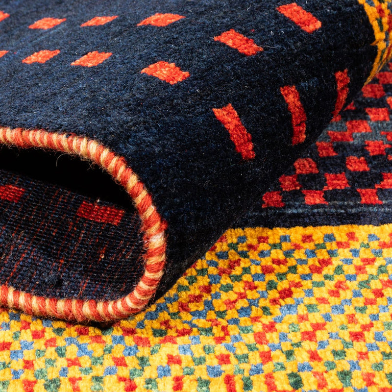 Persisk Gabbeh Teppe 106x163cm - Perserteppich Wollteppich
