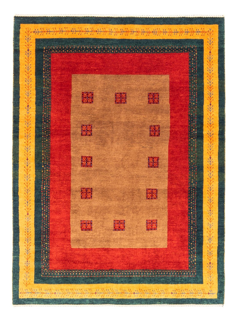 Persisk Gabbeh Teppe 197x155cm - Perserteppich Wollteppich