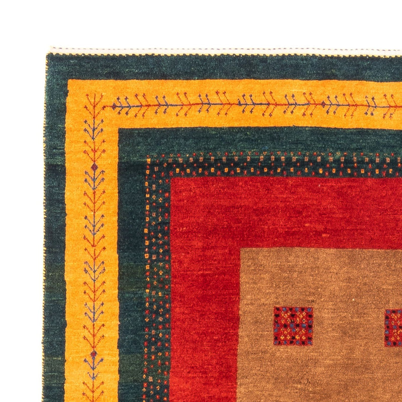 Persisk Gabbeh Teppe 197x155cm - Perserteppich Wollteppich