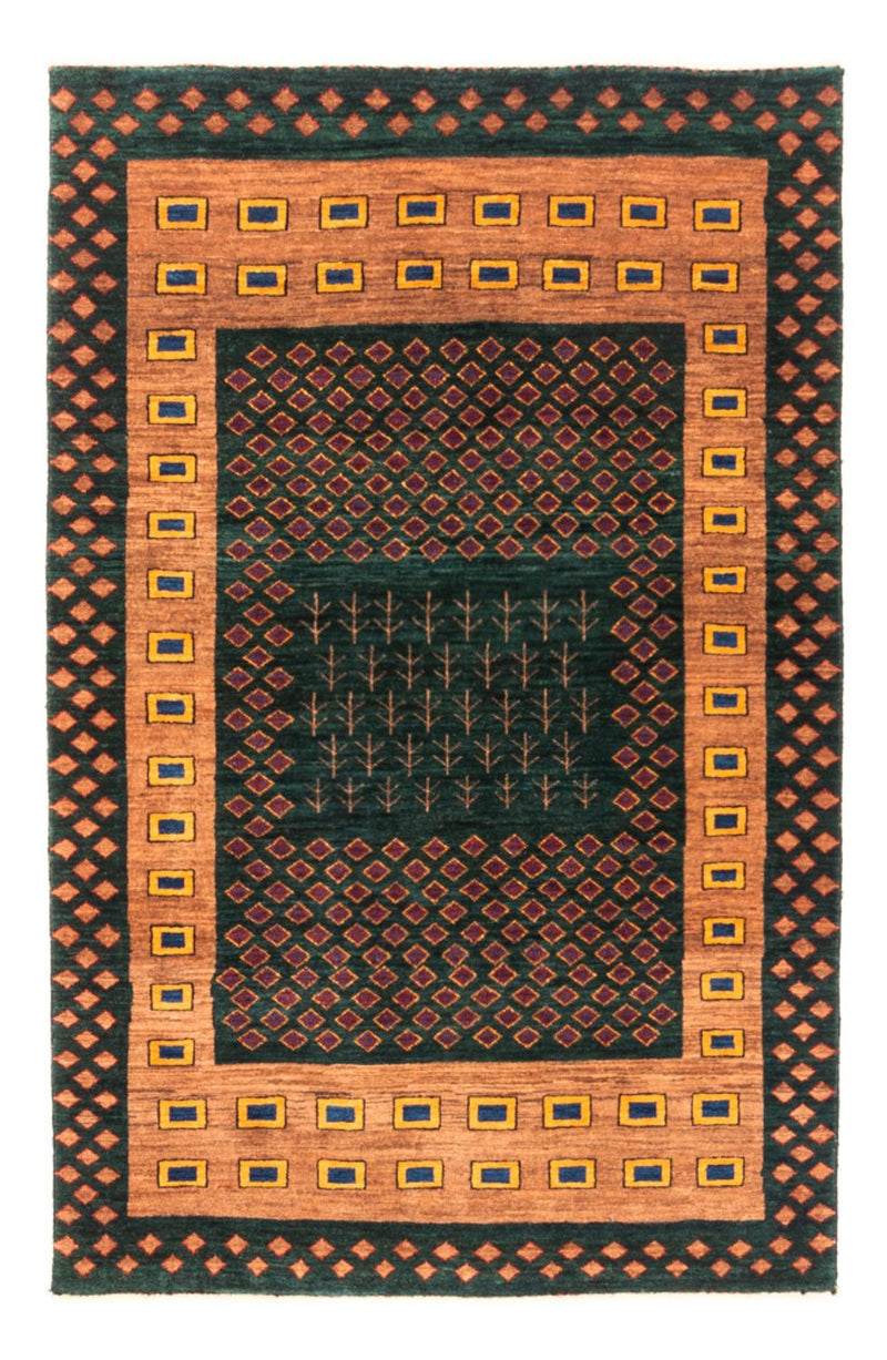Persisk Gabbeh Teppe 100x146cm - Perserteppich Wollteppich