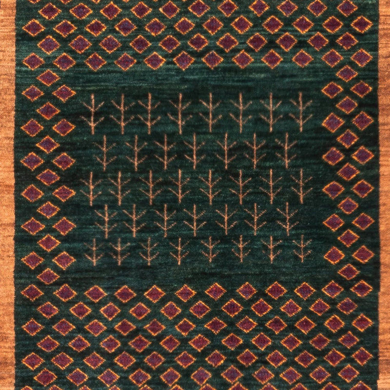Persisk Gabbeh Teppe 100x146cm - Perserteppich Wollteppich