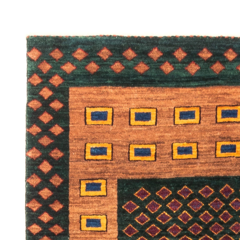Persisk Gabbeh Teppe 100x146cm - Perserteppich Wollteppich