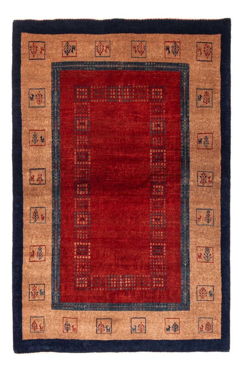 Persisk Gabbeh Teppe 158x109cm - Perserteppich Wollteppich