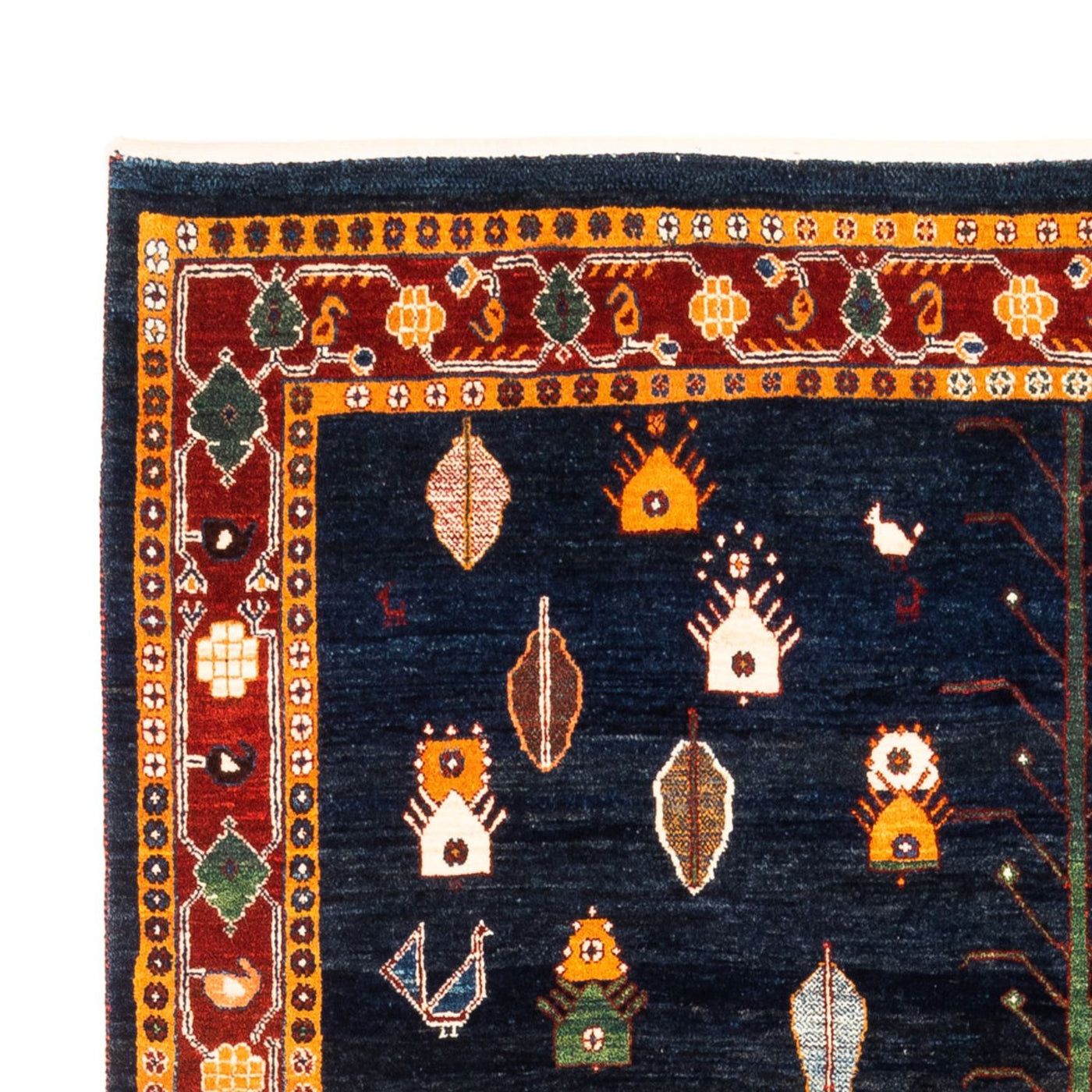 Persisk Gabbeh Teppe 235x150cm - Perserteppich Wollteppich