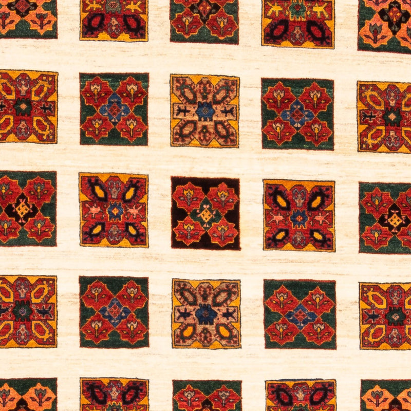 Gabbeh-teppe - persisk - 204 x 157 cm - krem