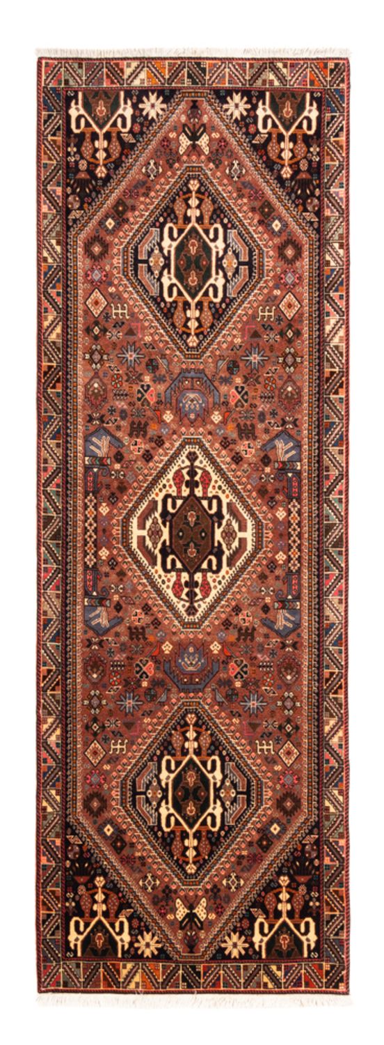 Løper Persisk teppe - Nomadisk - 240 x 80 cm - brun