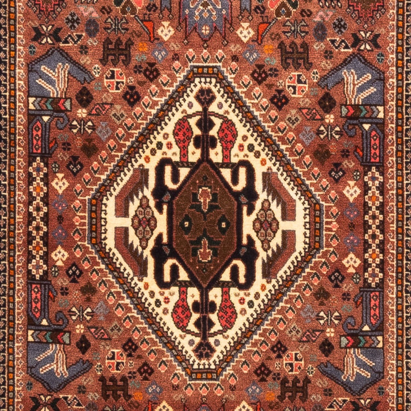 Løper Persisk teppe - Nomadisk - 240 x 80 cm - brun