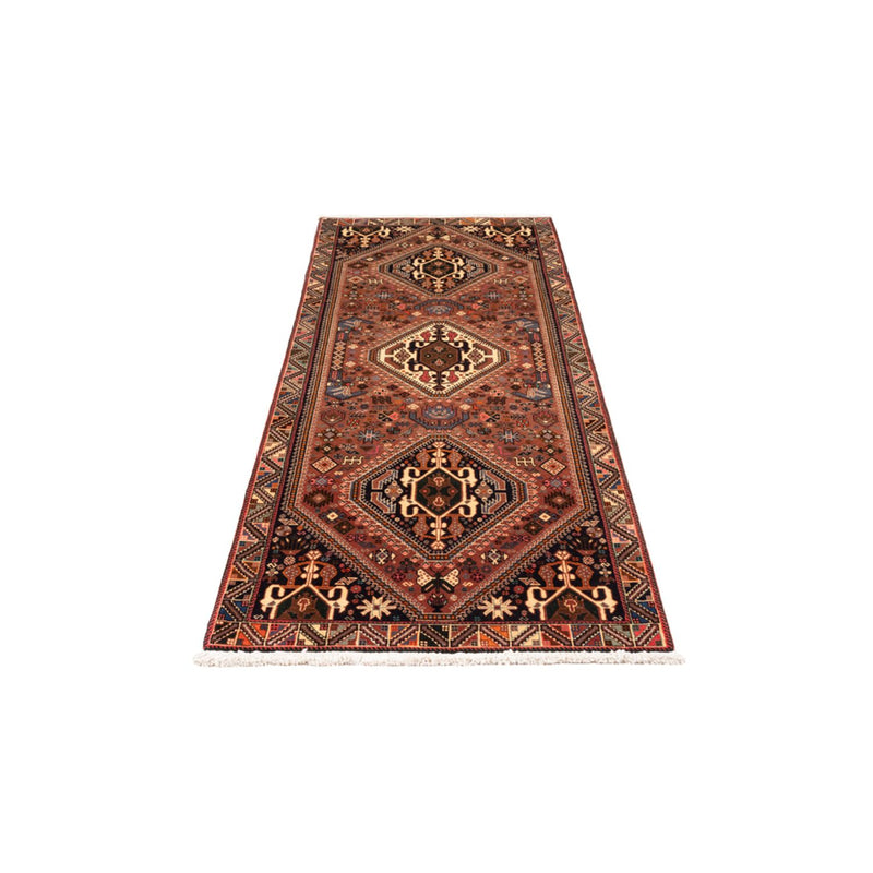 Løper Persisk teppe - Nomadisk - 240 x 80 cm - brun