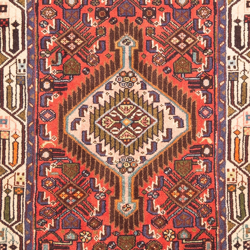 Løper Persisk teppe - Nomadisk - 284 x 75 cm - rød