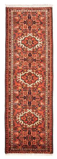 Løper Persisk teppe - Nomadisk - 206 x 68 cm - rød – product image