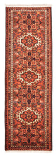 Løper Persisk teppe - Nomadisk - 206 x 68 cm - rød