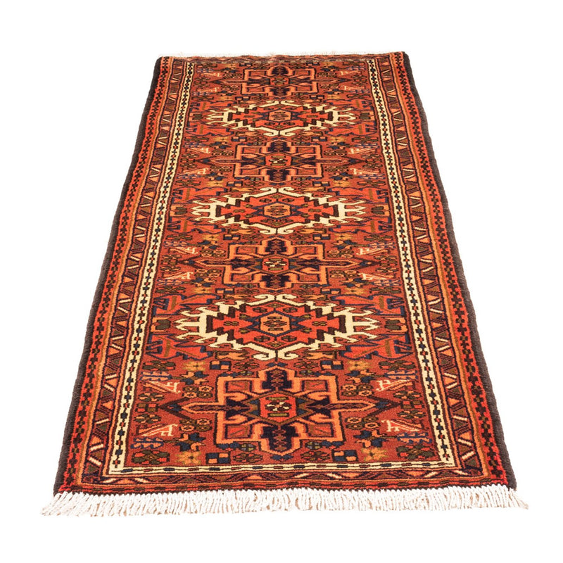 Løper Persisk teppe - Nomadisk - 206 x 68 cm - rød
