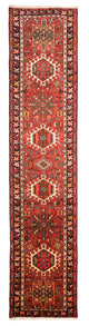 Løper Persisk teppe - Nomadisk - 296 x 67 cm - rød