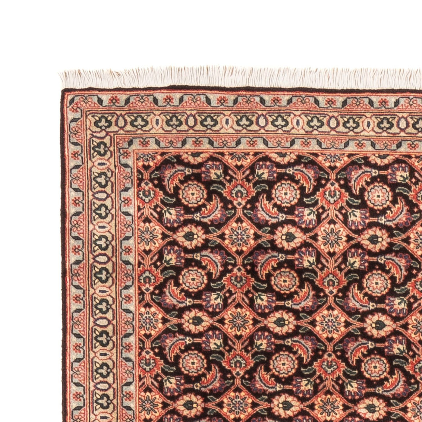 Løper Persisk teppe - Tabriz - Royal - 200 x 68 cm - mørkeblå