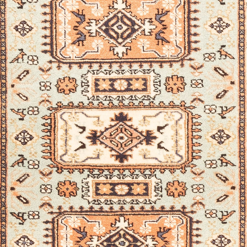 Løper Persisk teppe - Nomadisk - 188 x 66 cm - lysegrønn