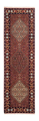 Løper Persisk teppe - Bijar - 214 x 62 cm - rød