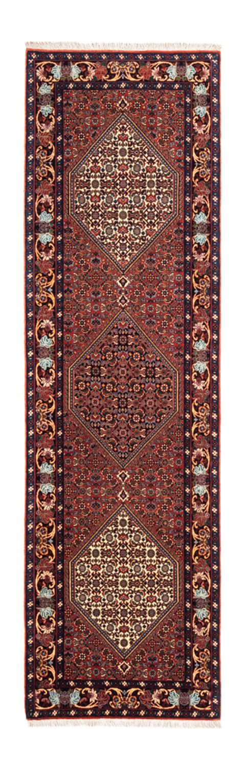 Løper Persisk teppe - Bijar - 214 x 62 cm - rød
