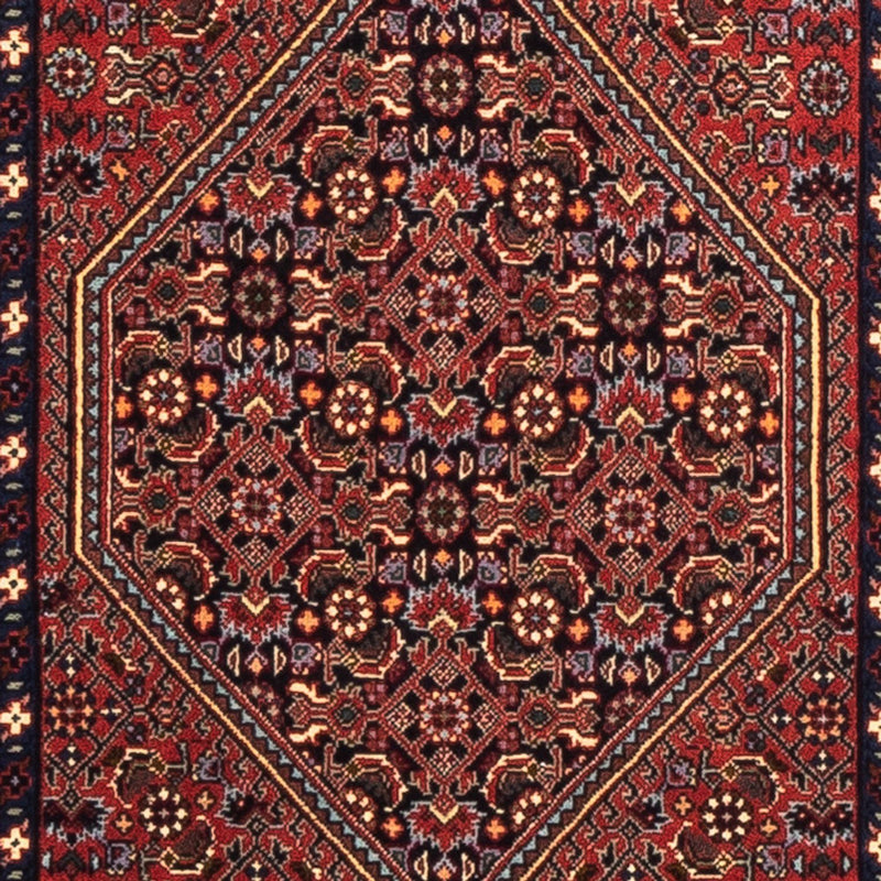 Løper Persisk teppe - Bijar - 214 x 62 cm - rød