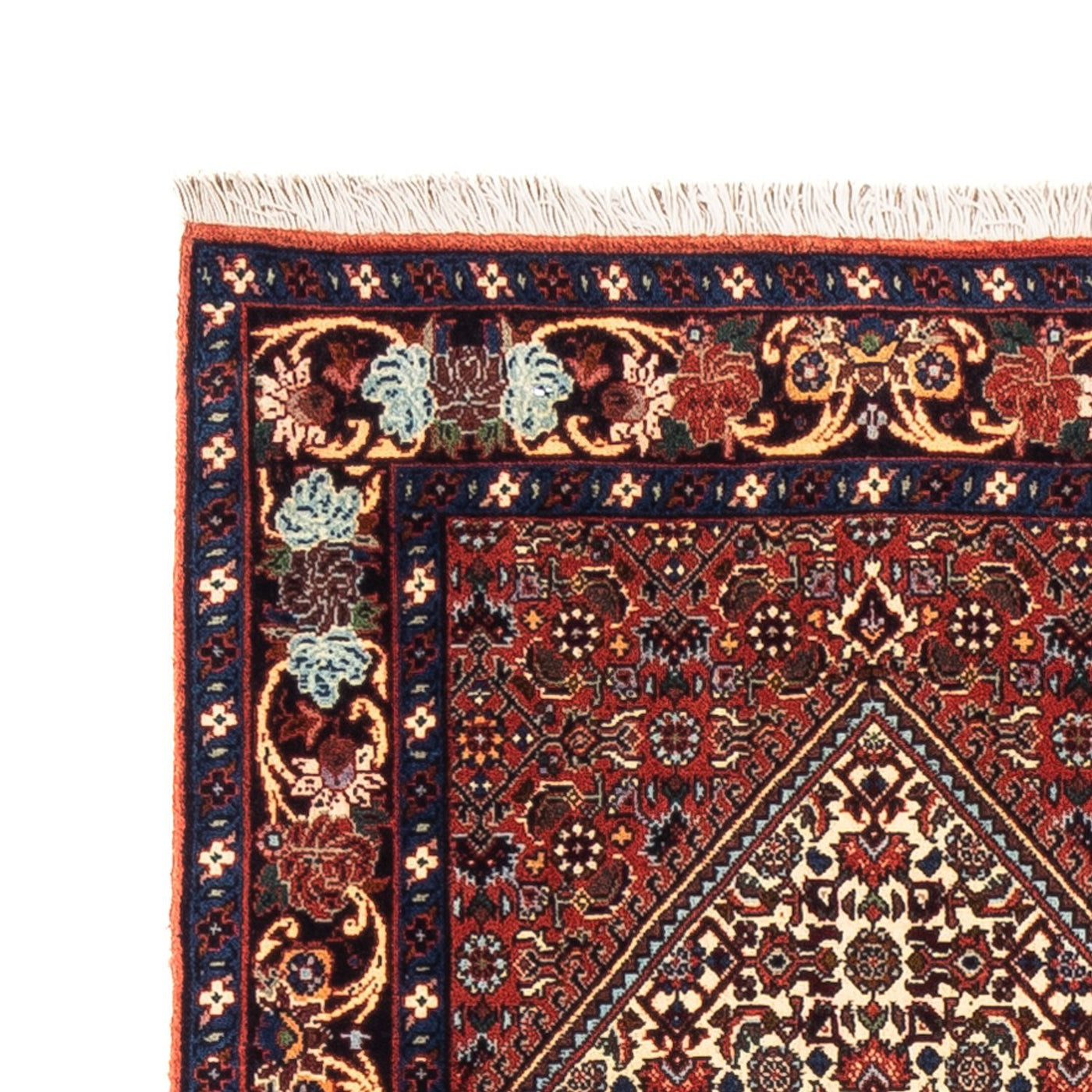 Løper Persisk teppe - Bijar - 214 x 62 cm - rød