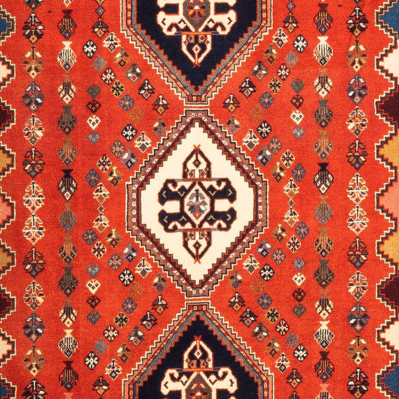 Løper Gabbeh teppe - Kashkuli persisk teppe - 200 x 85 cm - rød