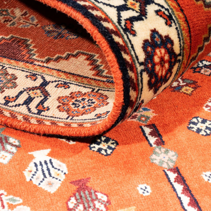 Løper Gabbeh teppe - Kashkuli persisk teppe - 200 x 85 cm - rød