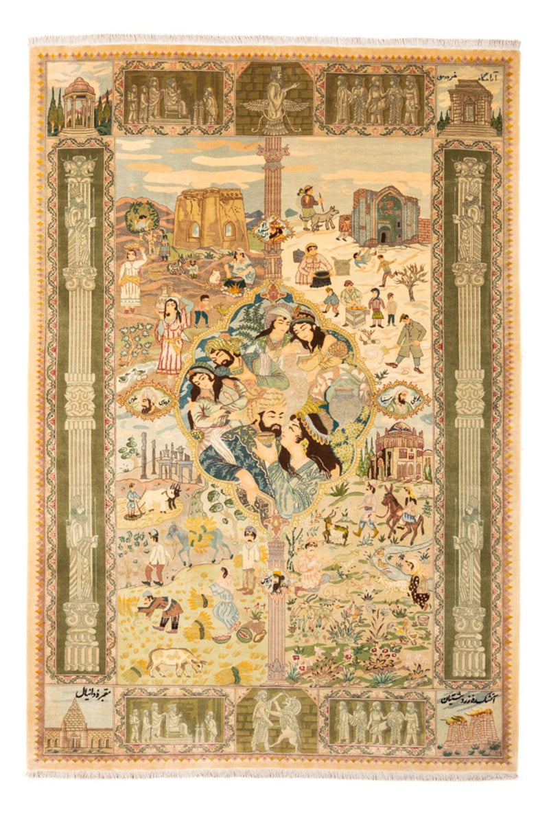Tabriz - 50 Raj Teppe 263x175cm - Persisk teppe