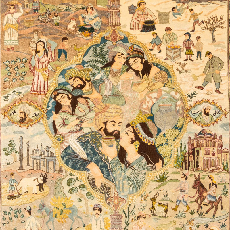 Tabriz - 50 Raj Teppe 263x175cm - Persisk teppe