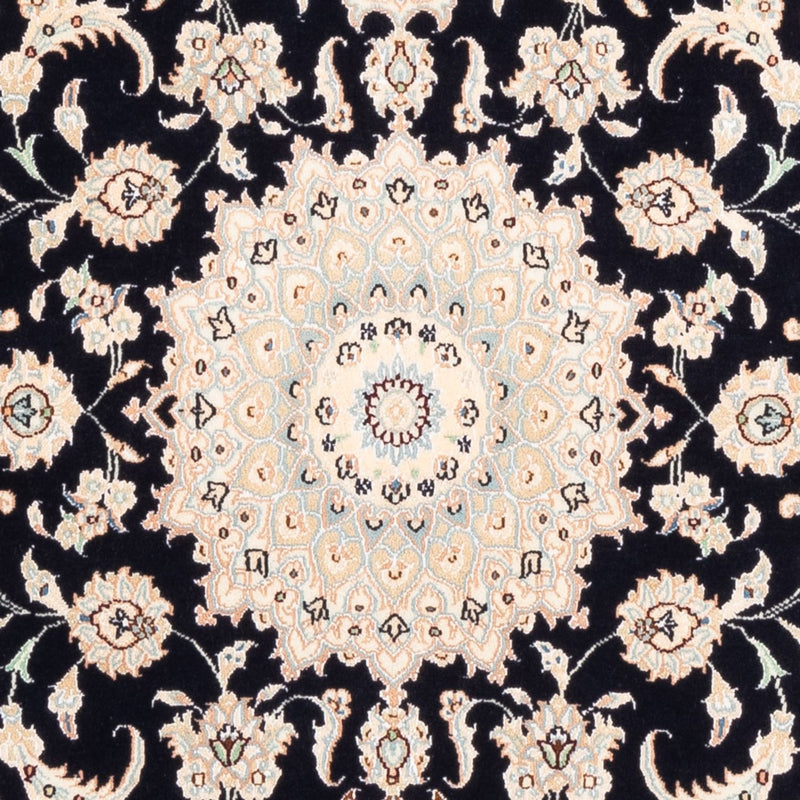 Persisk teppe - Nain - Premium - 159 x 105 cm - mørkeblå